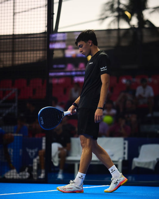 Siux Diablo Pro V Royal Blue by Tino Libaak 2026 + Tarro de Pelotas + Grip