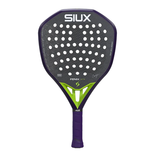 Siux Fenix Pro Glow Purple 2026 by Leo Augsburger + Tarro de Pelota + Grip