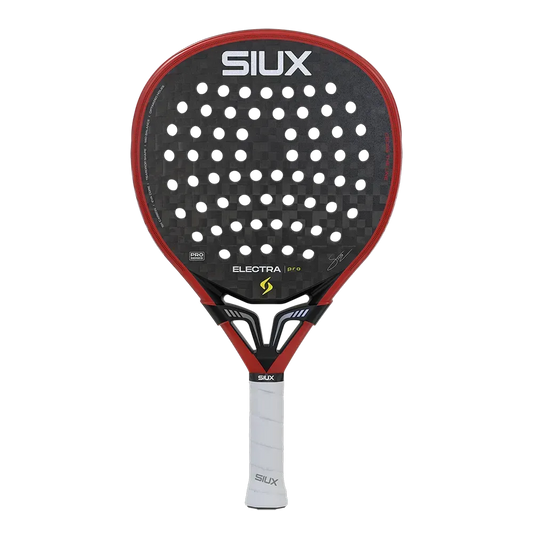 Siux Electra Pro Fire Red 2026 by Franco Stupaczuk + Tarro de Pelota + Grip