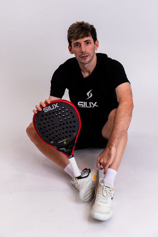 Siux Electra Pro Fire Red 2026 by Franco Stupaczuk + Tarro de Pelota + Grip