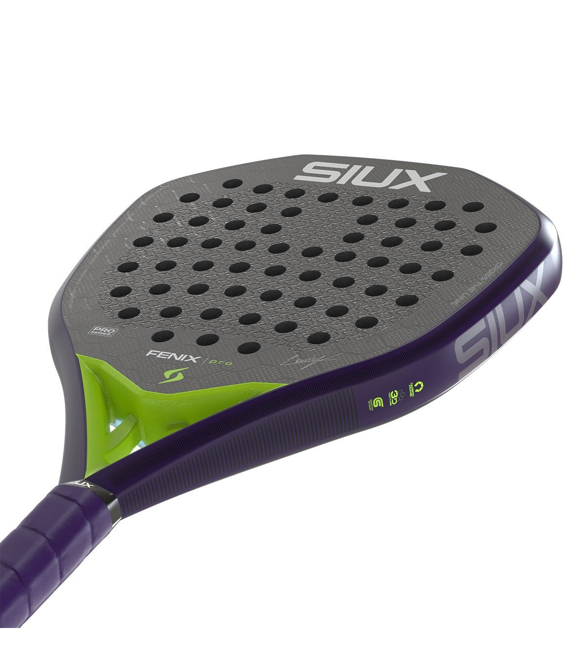 Siux Fenix Pro Glow Purple 2026 by Leo Augsburger + Tarro de