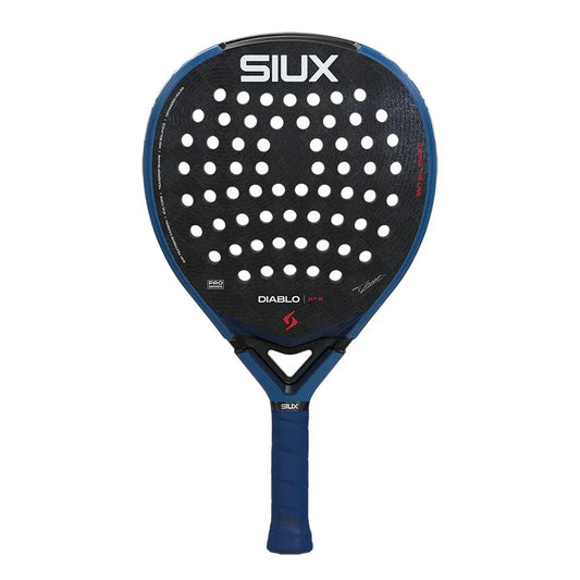 Siux Diablo Pro V Royal Blue by Tino Libaak 2026 + Tarro de Pelotas + Grip